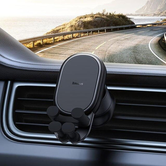 Gravity Auto-Restore Car Phone Holder: Secure & Stylish