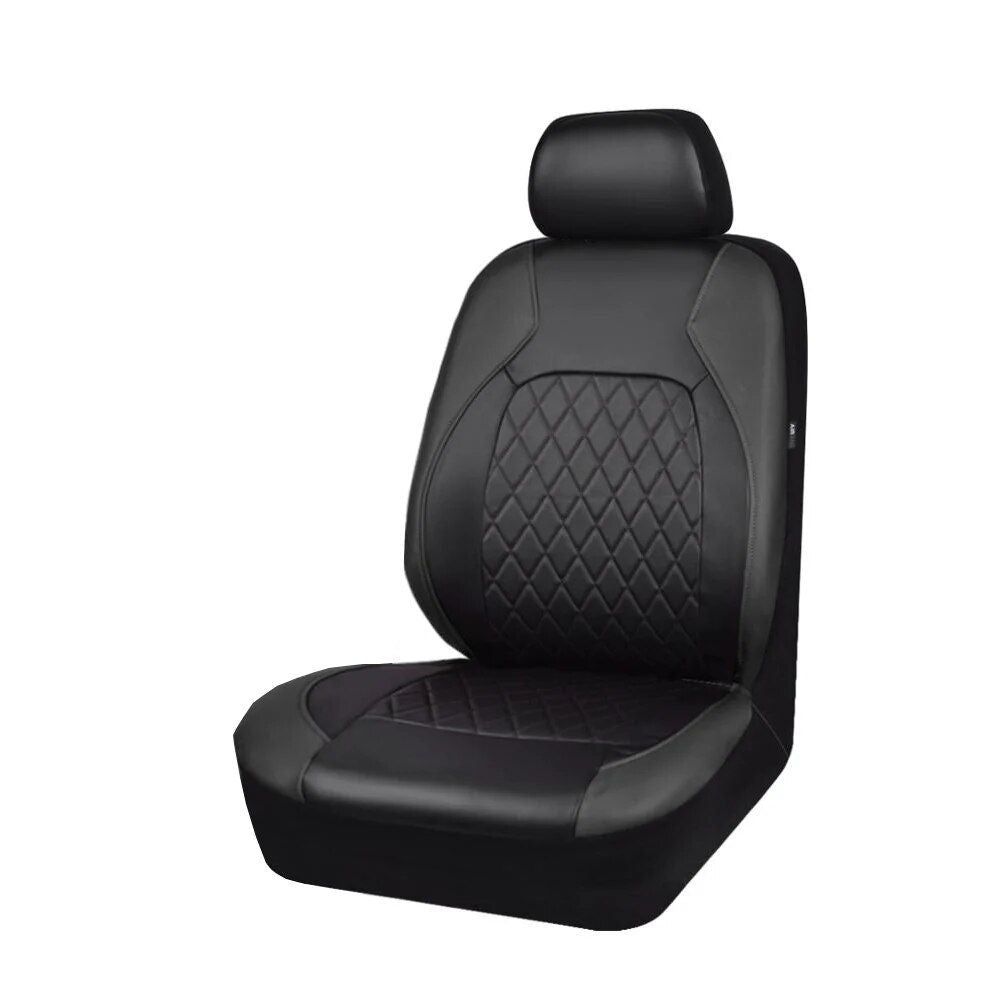 Juego de fundas universales para asientos de coche de cuero PU