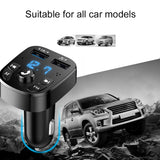 Dual USB Bluetooth Car Charger with FM Transmitter and MP3 Player