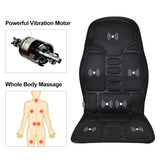 Elektrisches Massagestuhlkissen mit Wärme und Vibration für Auto, Zuhause und Büro