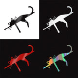 Reflective Funny Cat Vinyl Stickers for Car, SUV, Truck Windows & Bumpers