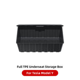 Caja de almacenamiento debajo del asiento para Tesla Model Y: organizador de cajones