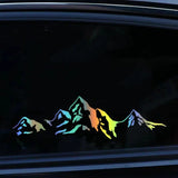 Wasserfester Bergaufkleber - Vinyl-Autoaufkleber für Laptops und Autodekor