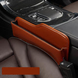 Luxuriöser PU-Leder-Organizer für Autositzlücken – Modell B2418