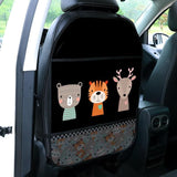 Protector de asiento de coche para niños con bolsillos multifunción