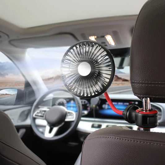 Ventilador multidireccional para asiento trasero de coche
