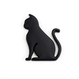 3D Metal Cat Car Sticker