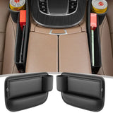 Car Console Side Organizer & Seat Gap Storage Box - Left/Right Fit