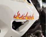 Vinyl Fire Stickers for Car, Motorcycle & Laptop