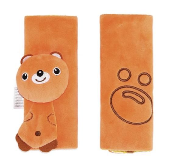 Fundas para cinturones de seguridad de felpa con dibujos animados para niños - Hombreras de seguridad