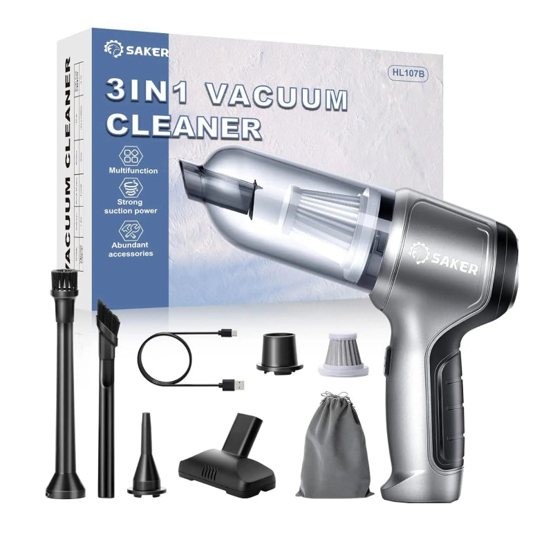 3-in-1 Mini-Handstaubsauger