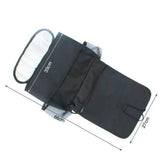 Organizador de múltiples bolsillos para asiento trasero de coche de lujo con soporte para caja de pañuelos
