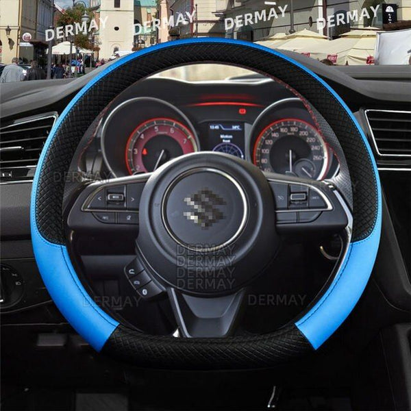 Lenkradbezug aus Mikrofaserleder und Kohlefaser für Suzuki Swift 2017-2021