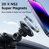 Magnetic Car Phone Holder for Curved Surfaces