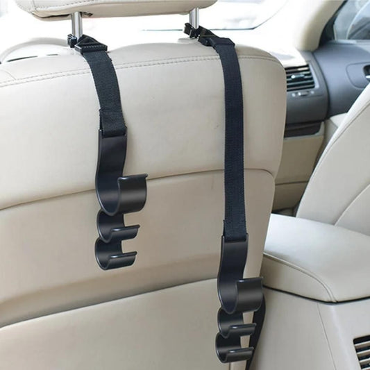 Universell verstellbare Aufbewahrungshaken für Autositze – robuste Organizer-Kleiderbügel