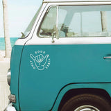 Good Vibes Van & Caravan Vinyl Decals