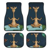Universelle Auto-Fußmatten mit Giraffen-Print