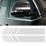 Car Racing Stripe Stickers Rearview Mirror Vinyl Decals