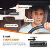 Smart Voice-Controlled Dash Cam with 1080P HDR Night Vision & 24H Parking Surveillance