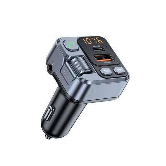 Bluetooth 5.1 FM-Transmitter Auto-MP3-Player mit Freisprecheinrichtung, PD 30 W USB-C-Schnellladegerät