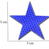 Pegatinas de seguridad reflectantes en forma de estrella