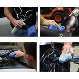 Mikrofaser-Reinigungsschwämme und Wachspolierpads fürs Auto
