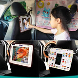 Versátil soporte para teléfono y tableta en el reposacabezas del automóvil: perfecto para niños y entretenimiento mientras viajan