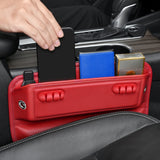 Organizador universal de cuero para asientos de coche