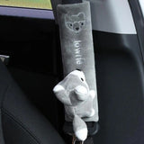 Cojín animal adorable del cinturón de seguridad del coche para los niños