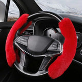 Plush Winter Steering Wheel Cover