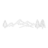 Reflective Mountain & Tree Landscape Car Decal