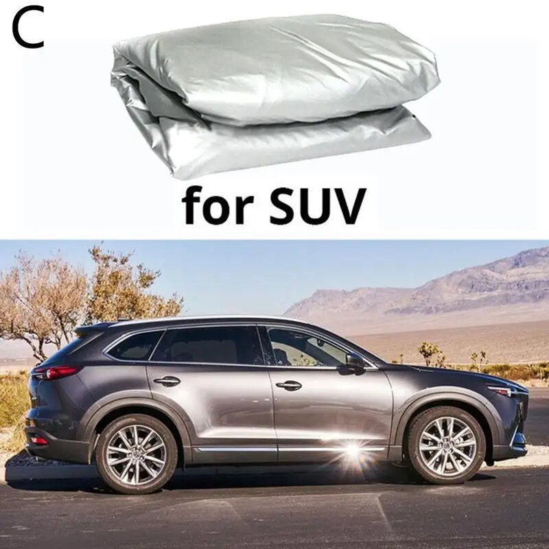 Autoabdeckung mit ultimativem Schutz – wasserdicht, UV- und windbeständig für Fließheck, Limousine, SUV