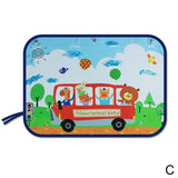 Parasol para ventana trasera de coche con dibujos animados: protección UV y diseño divertido para niños