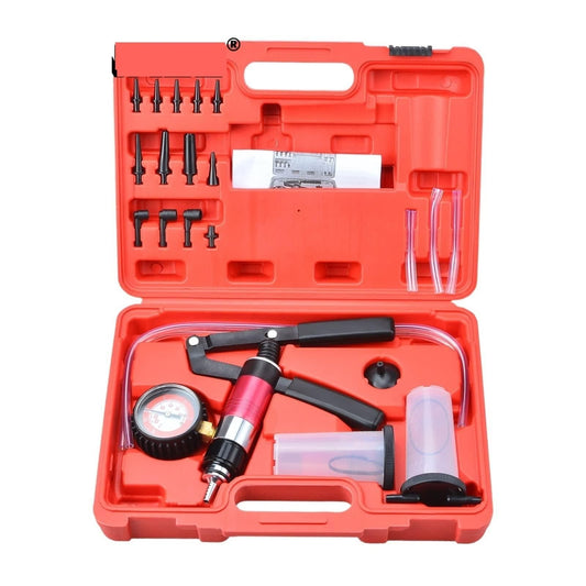 Kit de herramientas de purga de frenos y bomba de vacío de mano