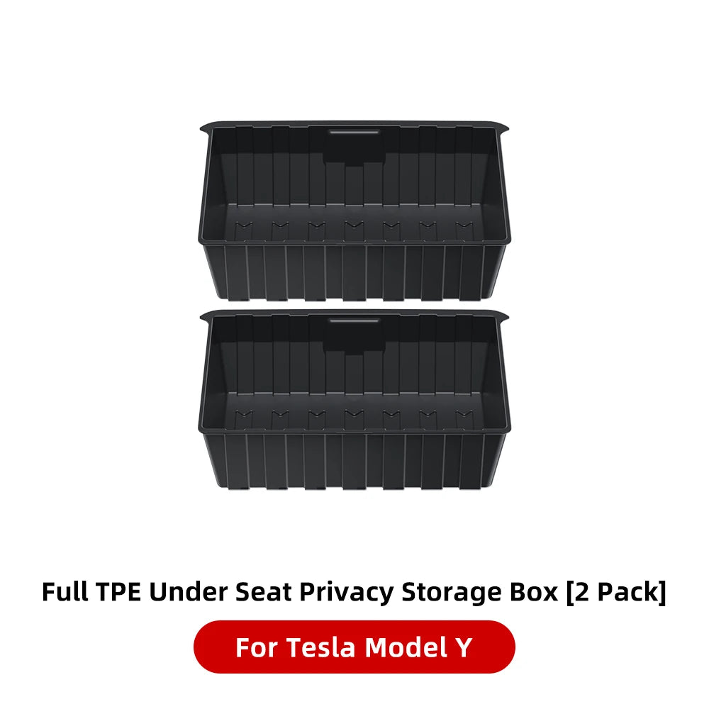 Under Seat Storage Box for Tesla Model Y – Drawer Organizer