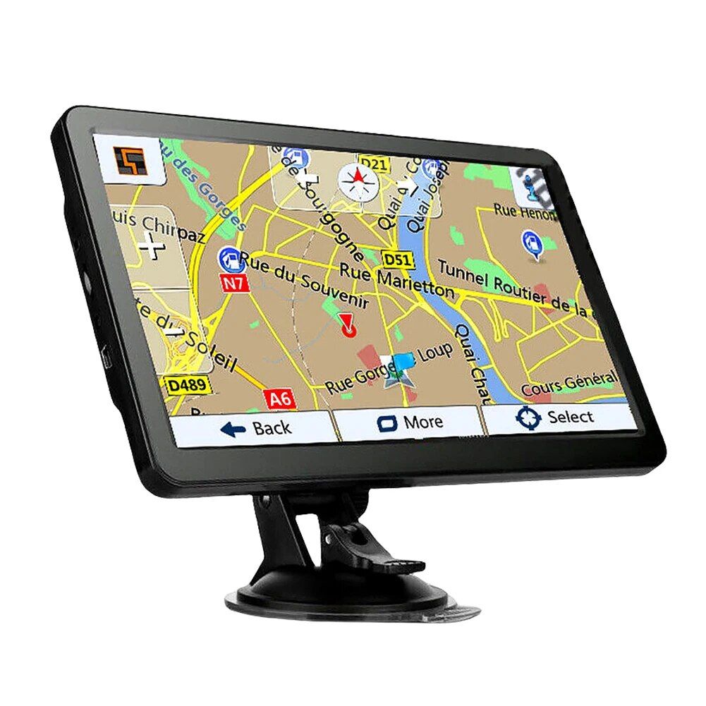 7/5 Zoll Auto-GPS-Navigation Touchscreen 256 MB + 8G HD Auto-GPS-Navigator EU AU US FM Fahrzeug-GPS-Navigatoren Kfz-Zubehör