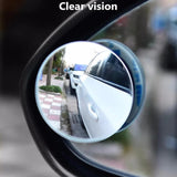 360° Adjustable HD Glass Blind Spot Mirrors