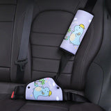 Bequemer Sicherheitsgurtschutz fürs Auto für Kinder mit Cartoon-Design