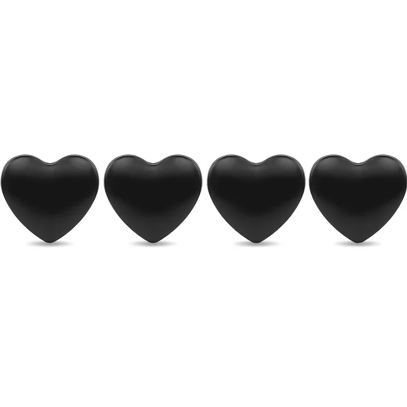 Calcomanía de metal 3D en forma de corazón