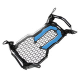 Steel Blue Motorcycle Headlight Protector Grille Guard Cover Acrylic For BMW R1200GS R1250GS ADV