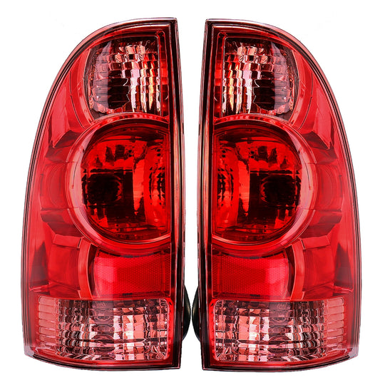 Red Car Rear Tail Light Assembly Brake Lamp with No Bulb Left/Right for Toyota Tacoma Pickup 2005-2015