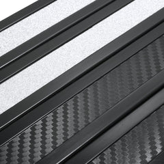 Dark Slate Gray 2x Car Bumper Corner Guard Strip Anti-rub Scratch Protection Decoration (Black)