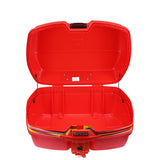 Red Motorcycle Tour Tail Box Scooter Trunk Luggage Top Lock Storage Carrier Case