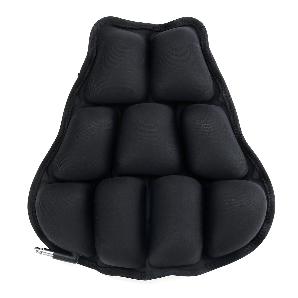 Dark Slate Gray 3D Inflatable Air Seat Cushion Motorcycle Cruiser Touring Saddle Pressure Relief