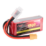 Light Coral Red 11.1V 1100mah/1300mAh 3S 25C XT60 Plug Lipo Battery RC Car Models Spare Parts