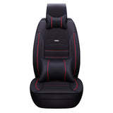 Leather Car Full Surround Seat Cover Cushion Protector Set Universal for Five Seats Car - Auto GoShop