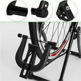 Black Road Bike Wheel Truing Stand Bicycle Wheel Maintenance Stand Bracket For 24" - 28" Wheel