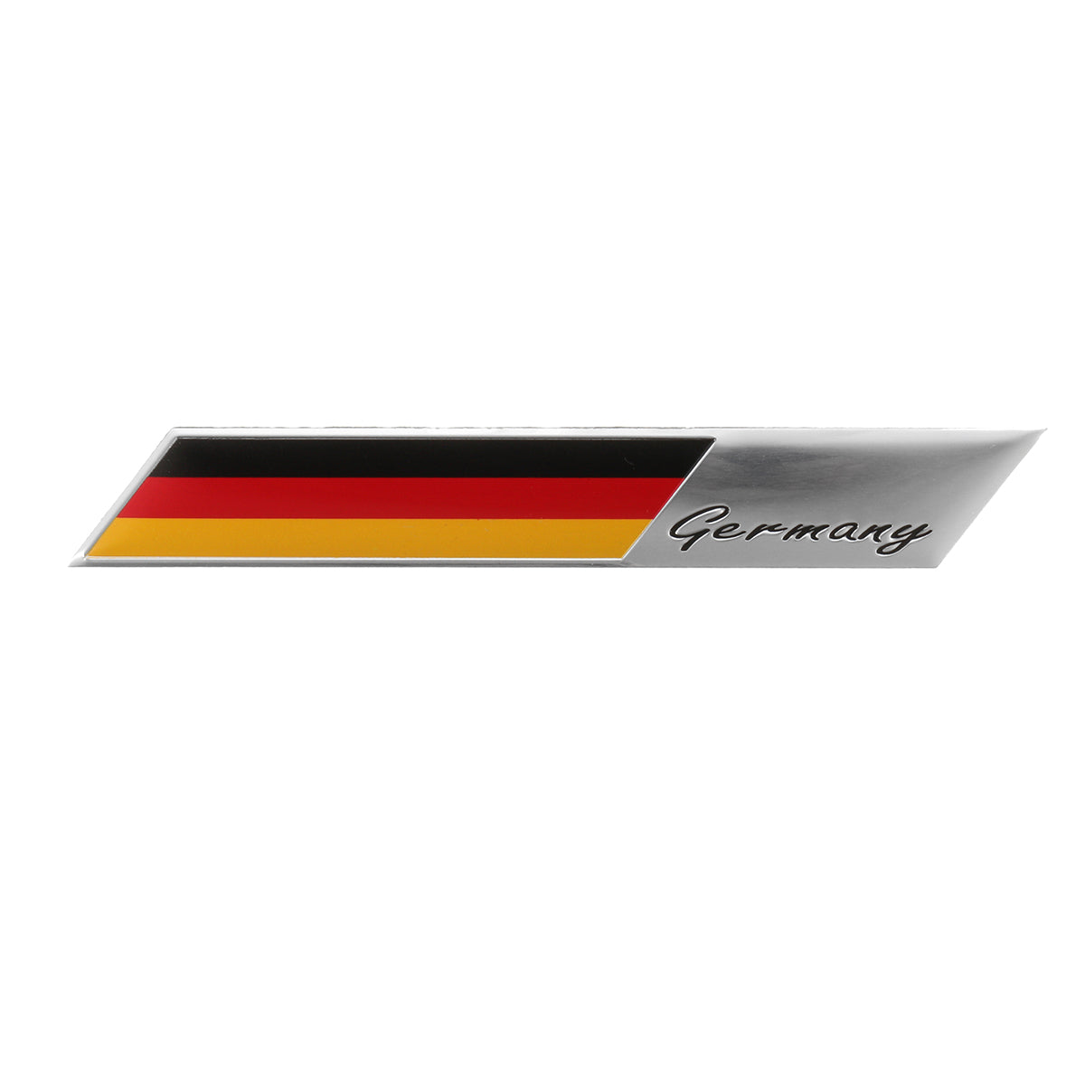 Firebrick 3.9 Inch Car Sticker Germany Flag Fender Trunk Emblem Badge Decor For Audi