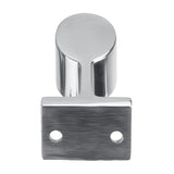 Gray 22mm / 25mm 60° Marine Boat Railing Handrail Pipe Base Fitting Support 316 Stainless Steel