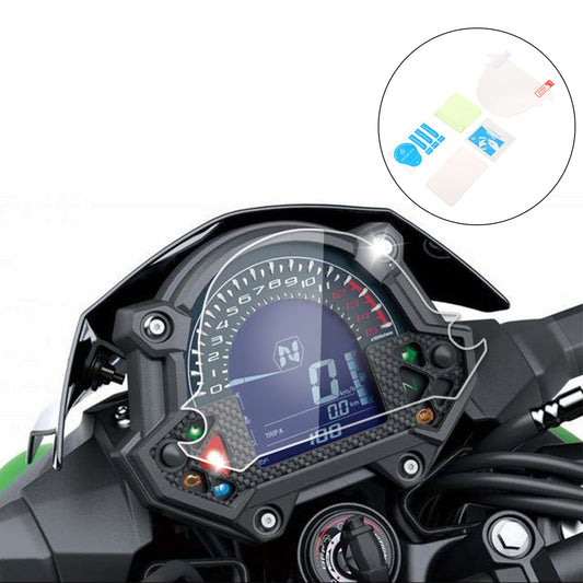 Slate Gray Motorcycle Dashboard Tachometer Film Screen Protector For Kawasaki Z900 Z650+